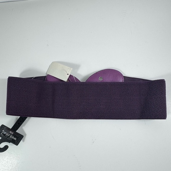 Vintage wet seal purple bow clip belt size S/M - Picture 2 of 5